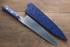 Seisuke Seiten Molybdenum Gyuto 210mm Blue Pakka wood Handle with Sheath (Super Deal) - Japanny - Best Japanese Knife