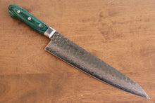  Sakai Takayuki VG10 17 Layer Damascus Gyuto 240mm Green Pakka wood Handle - Japanny - Best Japanese Knife