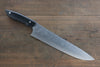 Takeshi Saji Coreless Damascus Gyuto Japanese Knife 240mm Black Micarta Handle - Japanny - Best Japanese Knife