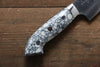 Takeshi Saji SRS13 Hammered Petty-Utility 135mm WhiteBlack Stone Handle - Japanny - Best Japanese Knife