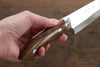 Takeshi Saji SRS13 Hammered Petty-Utility  130mm Ironwood Handle - Japanny - Best Japanese Knife