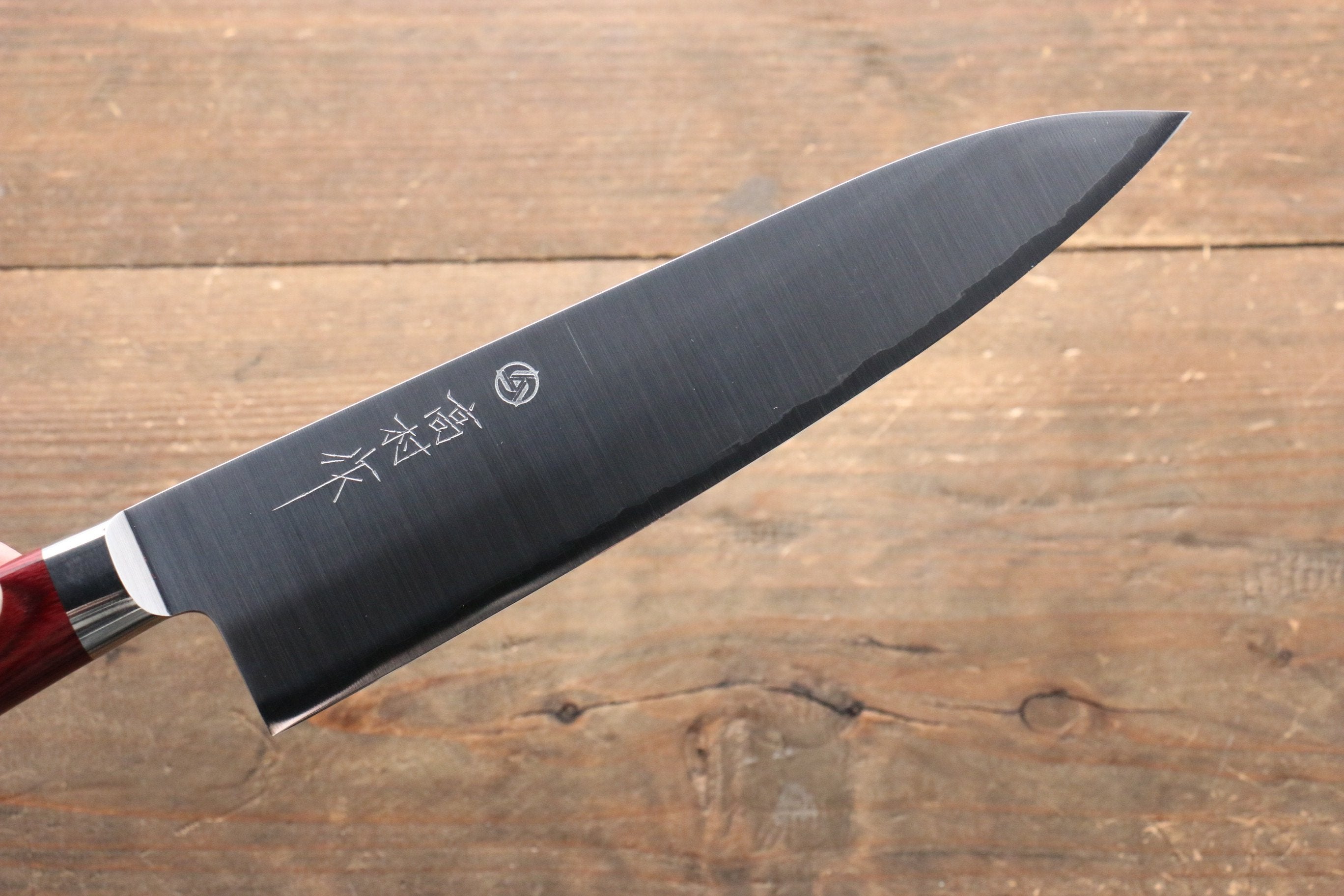 Takamura Knives R2/SG2 Gyuto Japanese Knife 180mm with Red Pakka wood Handle - Japanny - Best Japanese Knife