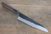  Yoshimi Kato Blue Super Clad Kurouchi Gyuto Japanese Chef Knife 210mm with Ironwood Handle - Japanny - Best Japanese Knife