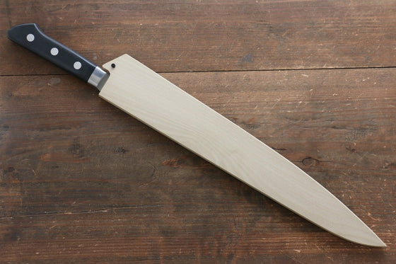 Magnolia Saya Sheath for Sujihiki Knife with Plywood Pin - 300mm - Japanny - Best Japanese Knife
