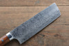 Takeshi Saji R2/SG2 Diamond Finish Nakiri Japanese Knife 170mm Ironwood Handle - Japanny - Best Japanese Knife
