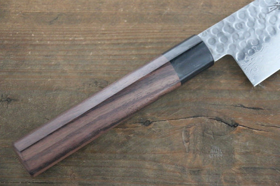 Sakai Takayuki AUS10 45 Layer Damascus Gyuto  240mm Shitan Handle - Japanny - Best Japanese Knife