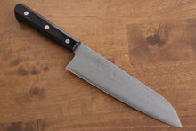  Seisuke Budou Silver Steel No.3 Nashiji Santoku 180mm Purple Pakka wood Handle - Japanny - Best Japanese Knife