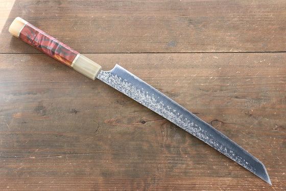 Yu Kurosaki Shizuku R2/SG2 Sakimaru Takohiki  270mm with Marble Handle(ferrule: Water Buffalo with Ring) - Japanny - Best Japanese Knife