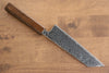 Seisuke Nami AUS10 Mirrored Finish Damascus Bunka  180mm Oak Handle - Japanny - Best Japanese Knife