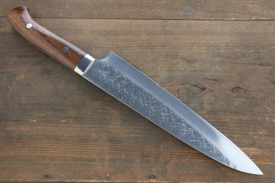 Takeshi Saji SRS13 Hammered Gyuto 240mm Ironwood Handle - Japanny - Best Japanese Knife