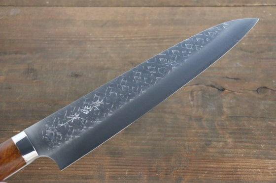 Takeshi Saji SRS13 Hammered Gyuto 240mm Ironwood Handle - Japanny - Best Japanese Knife