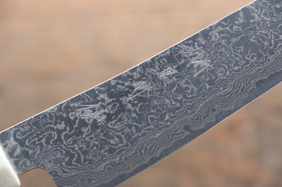 Yu Kurosaki R2/SG2 Damascus Small Santoku  155mm with Red Lacquered Handle - Japanny - Best Japanese Knife