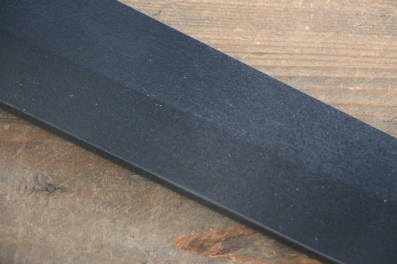 Black Saya Sheath for Kiritsuke Yanagiba Knife with Plywood Pin-240mm - Japanny - Best Japanese Knife