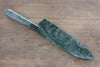 Sakai Takayuki VG10 33 Layer Damascus Hammered Santoku 170mm Green Lacquered Handle with Sheath - Japanny - Best Japanese Knife