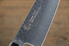 Sakai Takayuki VG10 33 Layer Damascus Hammered Santoku 170mm Blue Lacquered Handle with Sheath - Japanny - Best Japanese Knife