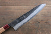 Yu Kurosaki Fujin Blue Super Hammered Gyuto Japanese Knife 240mm American Cherry Handle - Japanny - Best Japanese Knife
