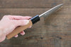 Nao Yamamoto VG10 Damascus Petty-Utility 150mm Yew Tree Handle - Japanny - Best Japanese Knife