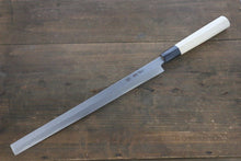  Sakai Takayuki [Left Handed] Kasumitogi White Steel Takohiki  Magnolia Handle - Japanny - Best Japanese Knife