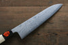 Shigeki Tanaka Blue Steel No.2 17 Layer Damascus Japanese Chef's Gyuto Knife 180mm with Magnolia Handle (ferrule: Water Buffalo) - Japanny - Best Japanese Knife