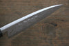 Hideo Kitaoka White Steel No.2 Damascus Deba  150mm Shitan Handle - Japanny - Best Japanese Knife