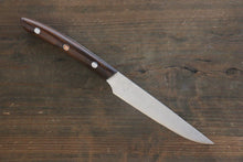  Takeshi Saji R2/SG2 Steak 125mm Ironwood Handle - Japanny - Best Japanese Knife
