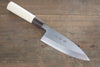 Sakai Takayuki Kasumitogi White Steel Bansyunoike engraving Deba - Japanny - Best Japanese Knife