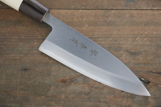 Sakai Takayuki Kasumitogi White Steel Kakouryuryoku engraving Deba Japanese Knife - Japanny - Best Japanese Knife