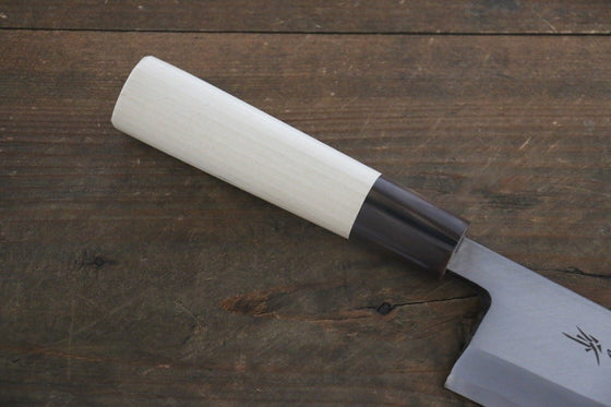 Sakai Takayuki Kasumitogi White Steel Kakouryuryoku engraving Deba - Japanny - Best Japanese Knife