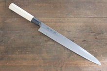  Sakai Takayuki Kasumitogi White Steel Yanagiba Japanese Knife Magnolia Handle - Japanny - Best Japanese Knife