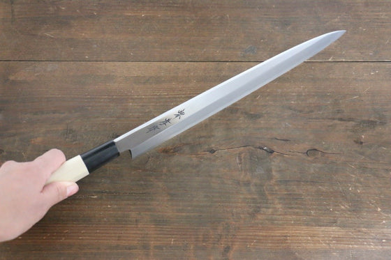 Sakai Takayuki Kasumitogi White Steel Yanagiba Japanese Knife Magnolia Handle - Japanny - Best Japanese Knife
