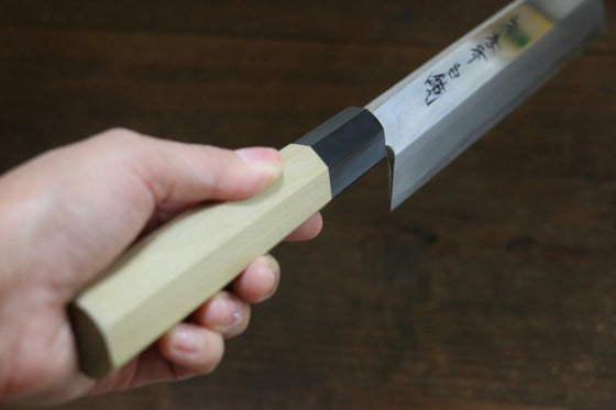 Sakai Takayuki White Steel No.2 Mirrored Finish Kamagata Usuba - Japanny - Best Japanese Knife