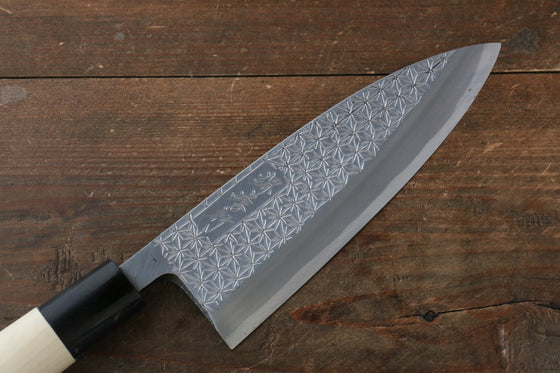 Sakai Takayuki Kasumitogi White Steel Engraving Deba Blade only - Japanny - Best Japanese Knife