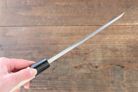 Sakai Takayuki Kasumitogi White Steel Ittouryumon engraving Deba - Japanny - Best Japanese Knife
