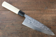  Sakai Takayuki Kasumitogi White Steel Sojyonokoi engraving Deba - Japanny - Best Japanese Knife