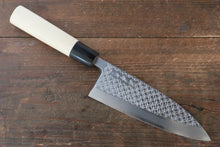  Sakai Takayuki Kasumitogi White Steel Shippou engraving Deba - Japanny - Best Japanese Knife