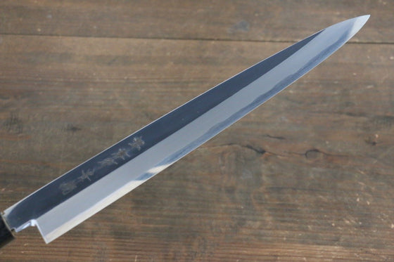 Sakai Takayuki Blue Steel No.2 Mirrored Finish Yanagiba - Japanny - Best Japanese Knife