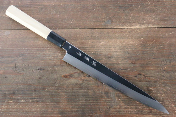 Kikumori VG10 Mirrored Finish Sujihiki 240mm with Magnolia Handle - Japanny - Best Japanese Knife