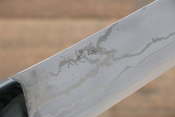 Kazuo Nomura White Steel No.2 Damascus Gyuto 180mm with Micarta Handle - Japanny - Best Japanese Knife