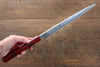 Sakai Takayuki Nanairo INOX Molybdenum Yanagiba 270mm ABS resin(Red tortoiseshell) Handle - Japanny - Best Japanese Knife