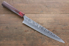  Yu Kurosaki Shizuku SPG2 Hammered Sujihiki 240mm - Japanny - Best Japanese Knife