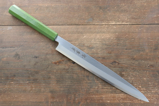 Sakai Takayuki Nanairo INOX Molybdenum Yanagiba Japanese Knife 270mm ABS resin(Green pearl) Handle - Japanny - Best Japanese Knife