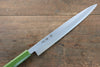 Sakai Takayuki Nanairo INOX Molybdenum Yanagiba  270mm ABS resin(Green pearl) Handle - Japanny - Best Japanese Knife