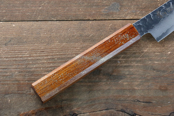 Sakai Takayuki VG10 33 Layer Damascus Petty-Utility Japanese Knife 150mm Live oak Lacquered (Seiren) Handle - Japanny - Best Japanese Knife