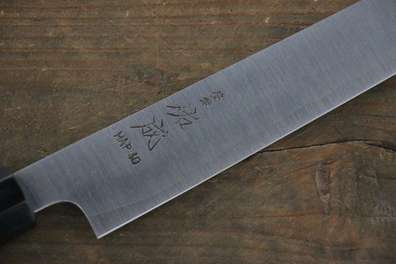 Sukenari HAP40 3 Layer Sujihiki 240mm Shitan Handle - Japanny - Best Japanese Knife
