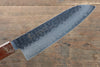 Sakai Takayuki VG10 33 Layer Damascus Santoku Japanese Knife 170mm Live oak Lacquered (Seiren) Handle - Japanny - Best Japanese Knife