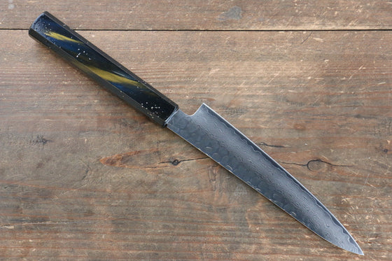 Sakai Takayuki VG10 33 Layer Damascus Petty-Utility 150mm Live oak Lacquered (Saiu) Handle - Japanny - Best Japanese Knife