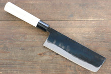  Kanetsune White Steel No.2 Kurouchi Nakiri  165mm Magnolia Handle - Japanny - Best Japanese Knife