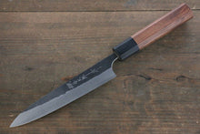  Yoshimi Kato Blue Super Clad Kurouchi Petty-Utility Japanese Chef Knife 150mm Honduras Handle - Japanny - Best Japanese Knife