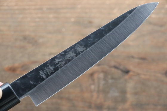 Kanetsune DSR-1K6 Hammered Petty-Utility  120mm Red Pakka wood Handle - Japanny - Best Japanese Knife