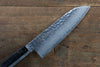 Sakai Takayuki VG10 33 Layer Damascus Santoku 170mm Live oak Lacquered (Saiseki) Handle - Japanny - Best Japanese Knife